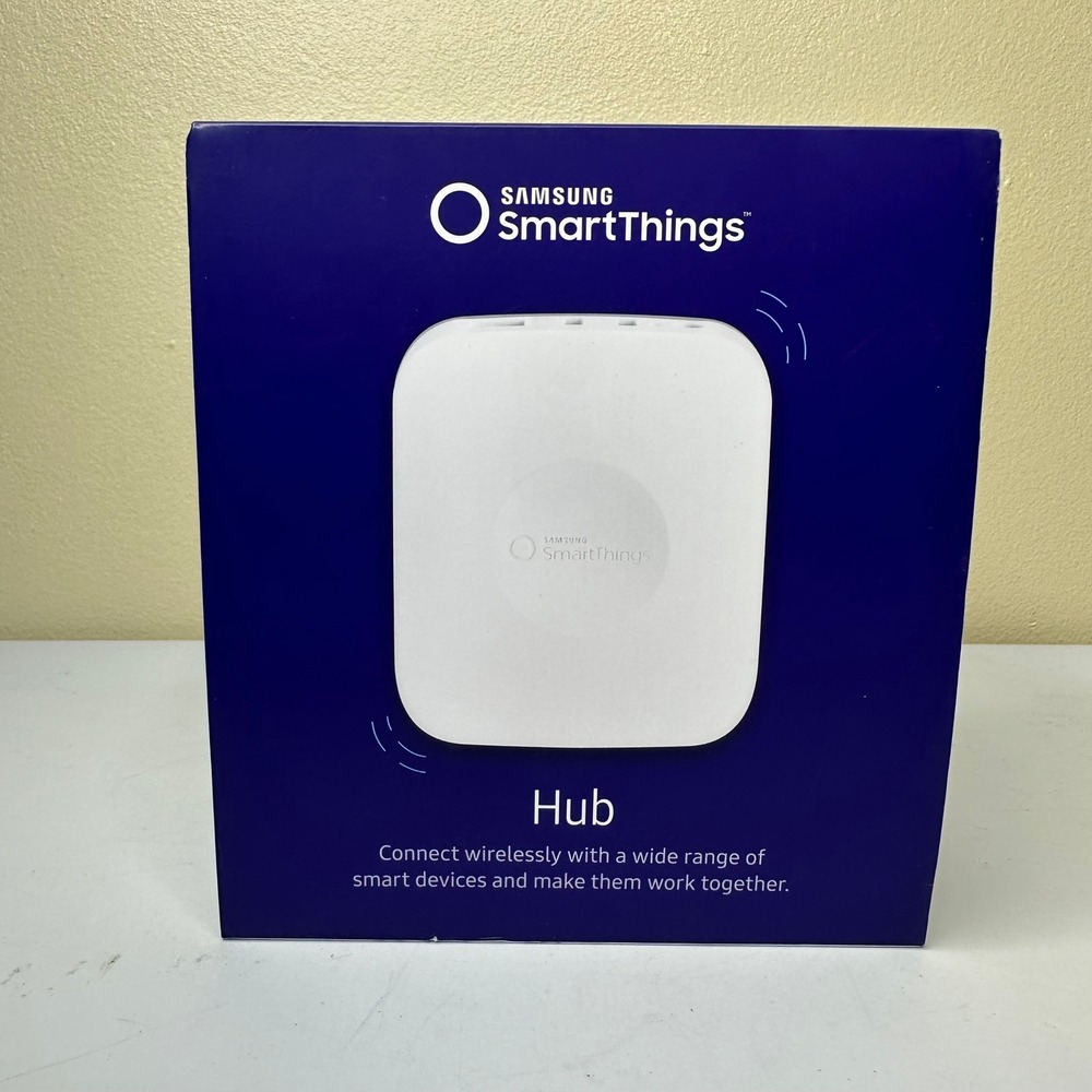 Samsung SmartThings Hub White Smart Home Controller STH-ETH-250 Z-Wave ZigBee
